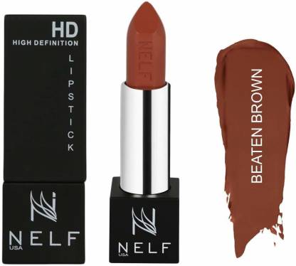 Nelf HD Matte Lipstick - BEATEN BROWN