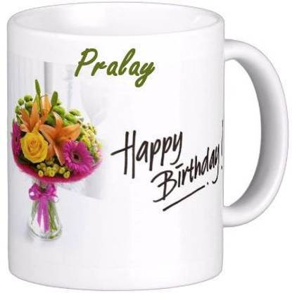 Exoctic Silver Pralay Happy Birthday Quotes 70 Ceramic Coffee Mug