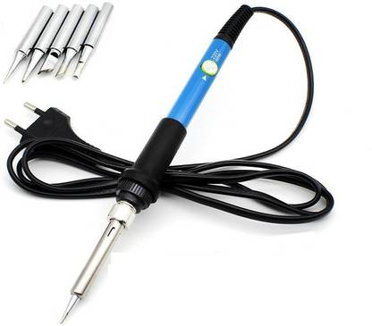 Corslet Soldering Iron 60 Watt Soldering Iron Kit Adjustable Temperature Soldering Machine Soldring Iron Kit Soldering Kit Soldering Iron Kit Set with 5 Extra Bits 60 W Temperature Controlled