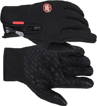 FUTABA Windproof Outdoor Skiing Touch Screen Motorcycle Racing Gloves- L Ski Gloves