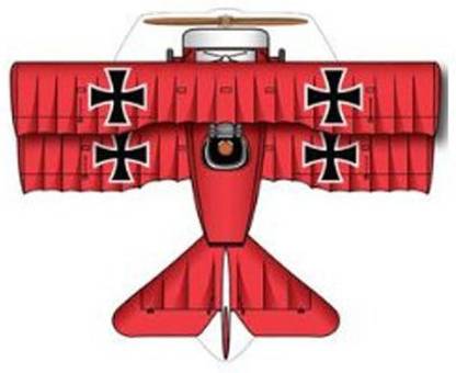 X-kites MicroKite Mini Mylar Kite Red Baron
