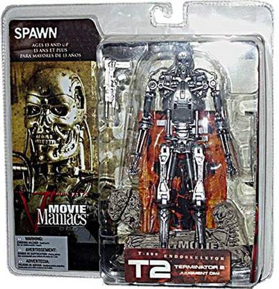 Terminator Movie Maniacs Series 5 T800 Endoskeleton Action Figure