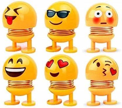 jmv Smiley Spring Doll, Emoticon Figure Funny Smiley Face