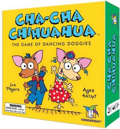 Gamewright GET THESE PEPPY PERRITOS TO JOIN YOUR DOGGY DANCE Party & Fun Board Game