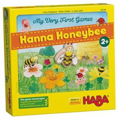 HABA HANNA HONEYBEE FLIES OVER THE COLORFUL WILDFLOWER MEADOW Party & Fun Board Game