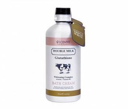 SCENTIO DOUBLE MILK GLUTATHIONE BATH CREAM