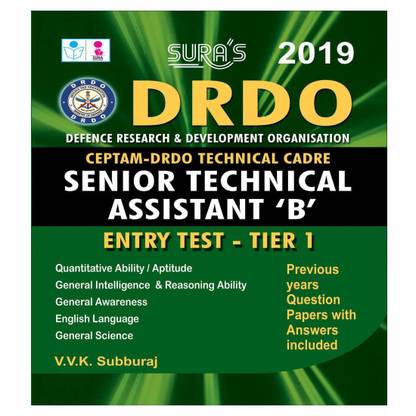 Defence Research & Development Organisation CEPTAM DRDO ENTRY TEST Technician A Senior Technical Assistant B Exam Books