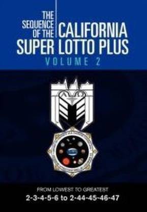 The Sequence of the California Super Lotto Plus Volume 2