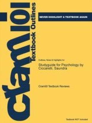 Studyguide for Psychology by Ciccarelli, Saundra