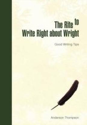 The Rite to Write Right about Wright