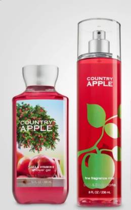 BATH & BODY WORKS COUNTRY APPLE BODY WASH AND BODY MIST