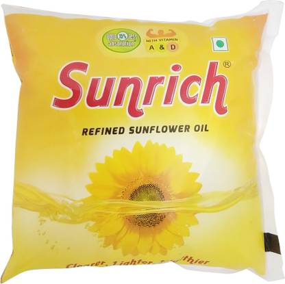 Sunrich Refined Sunflower Oil Pouch