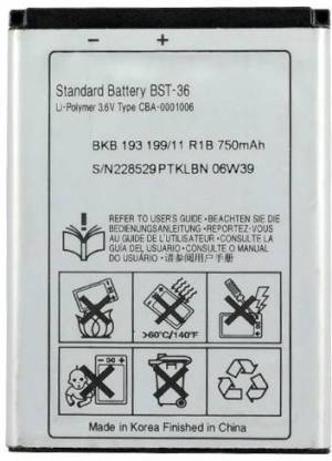 roxana Mobile Battery For  SONY Sony Ericsson BST-36
