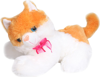 Tickles Beige Cute Kitten Soft Toy 