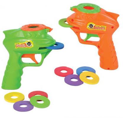 DollarItemDirect 5" 5 PC FOAM DISC SHOOTER Case of 72 Guns & Darts
