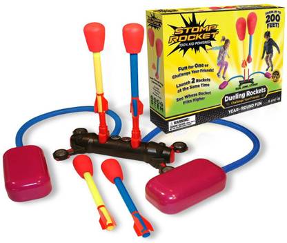 Stomp Rocket Dueling 4 Rockets Guns & Darts