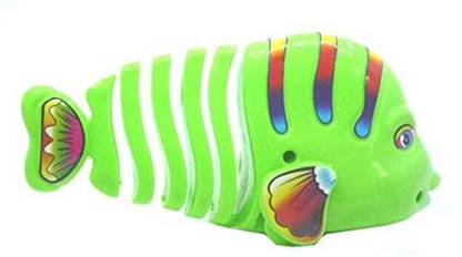 HK Big Size Key Operated Colourful Fish with Moving Tail for Kids(Multicolour)