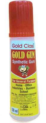Gold Class General Purpose Synthetic Gum, 50 ml each (Pack of 5) Adhesive