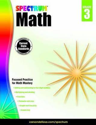 Spectrum Math Workbook, Grade 3