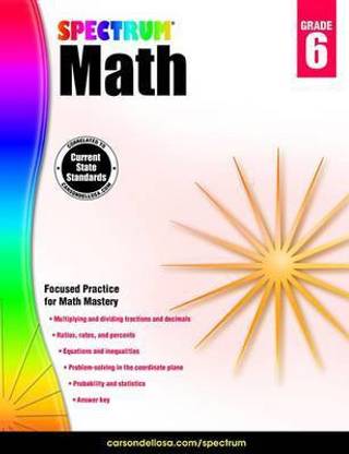 Spectrum Math Workbook, Grade 6