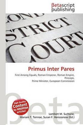 Primus Inter Pares