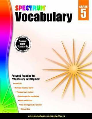 Spectrum Vocabulary, Grade 5