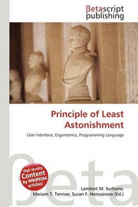 Principle of Least Astonishment