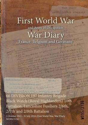 66 DIVISION 197 Infantry Brigade Black Watch (Royal Highlanders) 10th Battalion, Lancashire Fusiliers 2/6th, 2/7th and 2/8th Battalion
