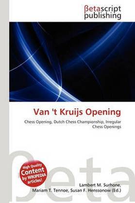 Van 't Kruijs Opening