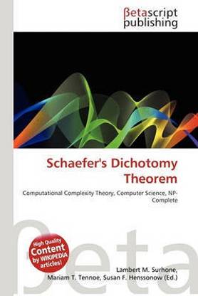 Schaefer's Dichotomy Theorem