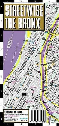 Streetwise the Bronx Map - Laminated City Street Map of the Bronx, New York