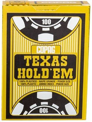 Copag Texas Hold'Em-100% Pure Plastic Poker Playing Cards