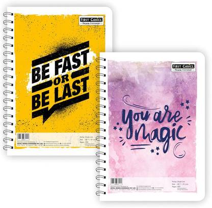 first Choice Stationery Notebook A4 Notebook Single Line 400 Pages