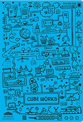 CUBE WORKS Handmade A4 Notebook Yes 160 Pages