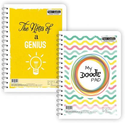 first Choice Stationery Notebook A4 Notebook Single Line 192 Pages