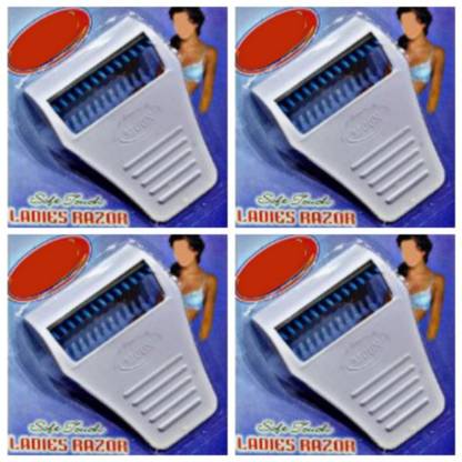 ZION Soft Touch Shaving Disposable Ladies Razor, Skin Razor.(white) Disposable Razor