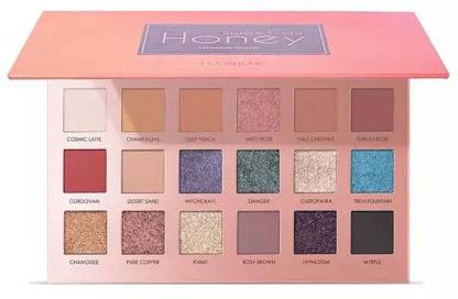 FOCALLURE 18 colors Eyeshadow Palette-Metallaic and Matte Shades 8 g