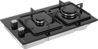 Cata LCI 302 BK BRASS BURNER Glass Automatic Hob