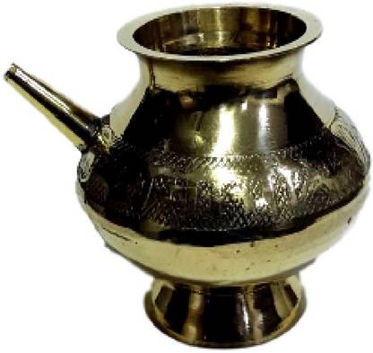 Divine Temples Karva Kalash (9.5 cm Height) Brass Kalash