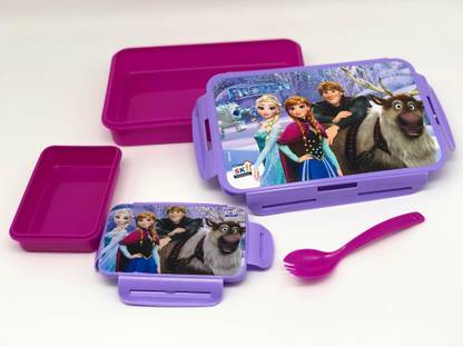 SKI Frozen Lock and seal 1200 ml Lunch Box 2 Containers Lunch Box