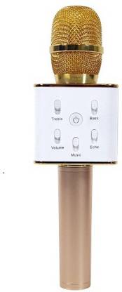 SPIRITUAL HOUSE Q7 MICROPHONE WITH VOICE RECORDER AND VOICE CHANGER MICROPHONE Microphone All Smart Phones Anti-Slip