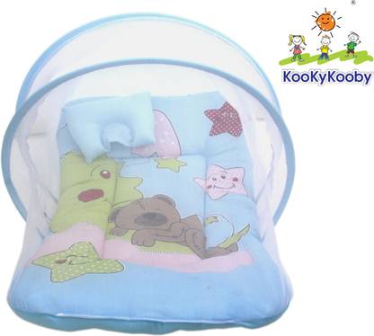 KooKyKooby Cotton Infants Washable Insect and Mosquito Prtotection Net Wth Bedding Dream Print Mosquito Net
