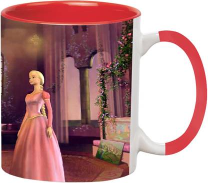 ARTBUG Rapunzel Fairy Tale -3360-Red Ceramic Coffee Mug