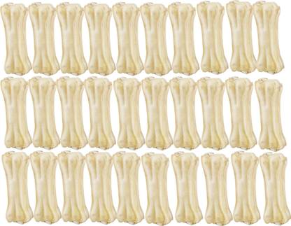 Bow! Wow !! Raw Hide Pressed Bone 3" 30 Ps Dog Chew