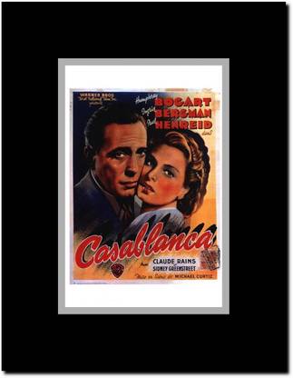 Casablanca Framed Movie Poster Fine Art Print