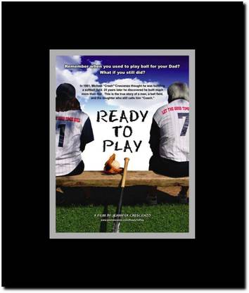 Ready to Play Framed 3D Poster