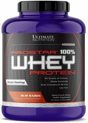 Ultimate Nutrition Prostar 100% Whey Protein - 5.28 lbs Banana Whey Protein