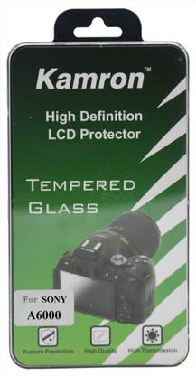 KAMRON Tempered Glass Guard for Sony A6000 High Definition LCD Screen Protector