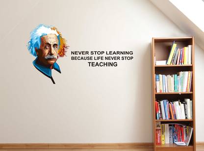 Wollzo 85 cm Sir Issac Newton Removable Sticker
