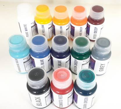 CLEAR RESIN Epoxy/Pigment 13 Colour Como Pack